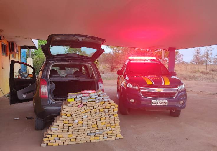 Flagrante foi feito pela Polícia Rodoviária Federal (PRF) durante fiscalização. - Divulgação/PRF