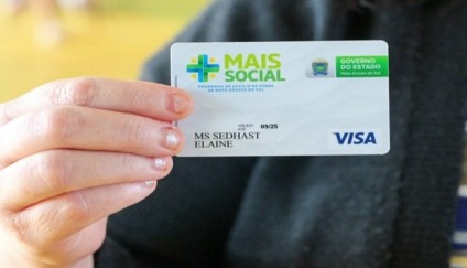 Cartão de débito, Mais Social - Foto: Divulgação/Governo de MS