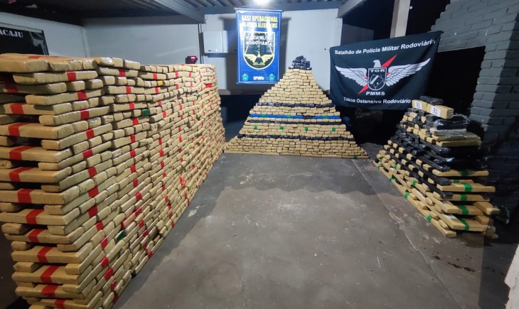 Drogas apreendidas - Polícia Militar Rodoviária