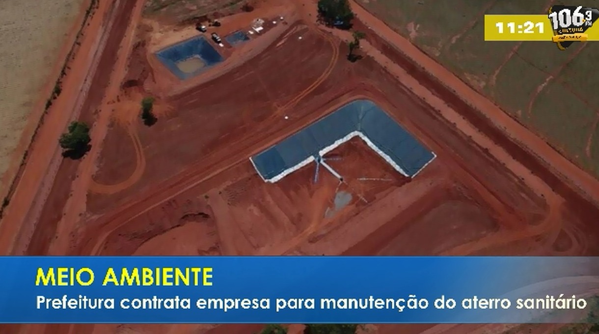 O aterro foi inaugurado em 2019 e uma segunda etapa estava prevista para destinação do lixo para uma usina de triagem - Alex Santos/RCN67