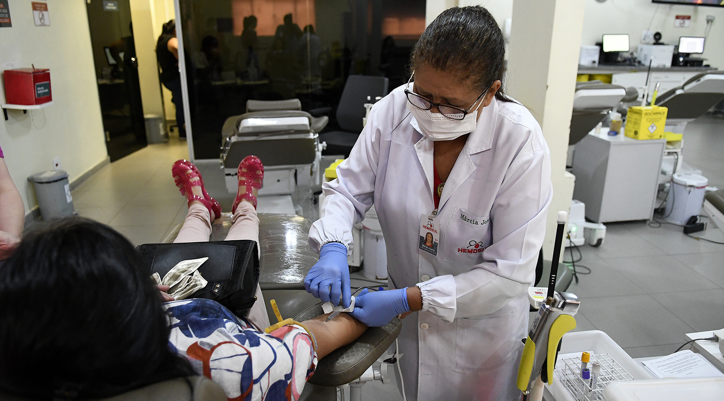 Novidade também é o 'Estoque Estratégico' que traz dados sobre o banco de sangue estadual - Foto: Bruno Rezende