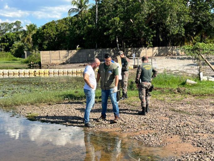 As equipes suspeitam que a causa da morte dos peixes seria decorrente de um tipo específico de alga, que pode estar ramificada em alguns pontos dos rios citados. - Divulgação/Assessoria