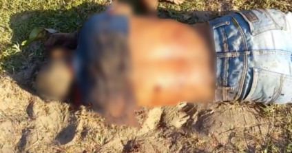 Estuprador foi morto por golpes de faca - Divulgação Corpo de Bombeiros