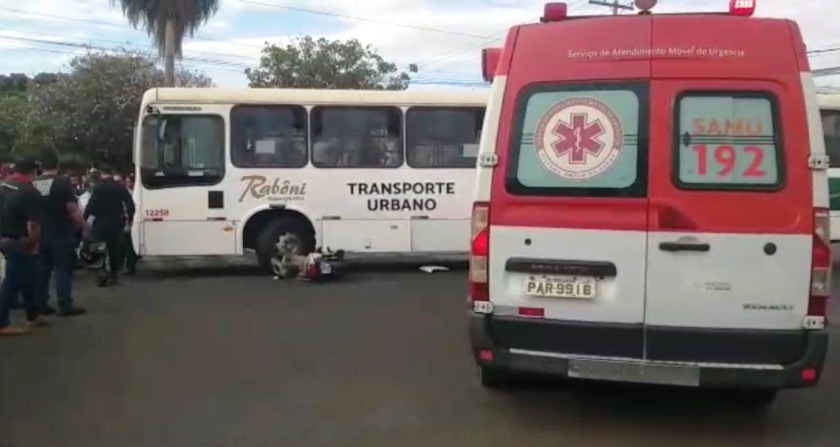 Samu conduziu a motociclista até uma unidade hospitalar de Três Lagoas, - Henrique Neto/JP News