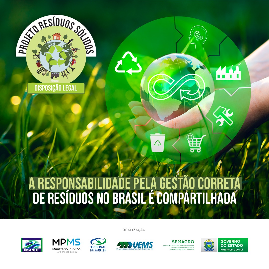 Quando dividimos a responsabilidade, conseguimos minimizar o volume de resíduos sólidos e rejeitos gerados e podemos reduzir os impactos causados à saúde humana e à qualidade ambiental decorrentes do consumo. - DIVULGAÇÃO