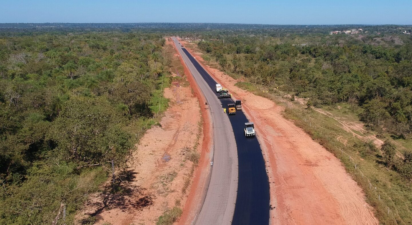 Estrada do 21 avança com novas pontes, asfalto e drenagem - Foto: Divulgação/Agesul