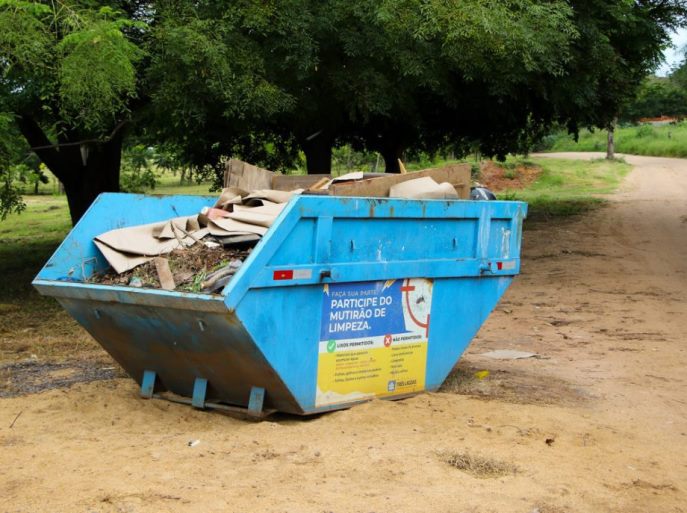 Moradores poderão fazer descartes em caçambas. - Arquivo/JPNEWS