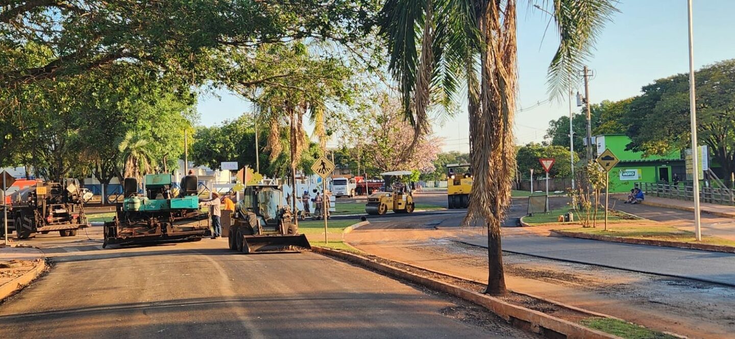 Obra que consumiu R$ 3,8 milhões e que cedeu neste fim de semana - Foto: Reprodução/ Prefeitura de CG