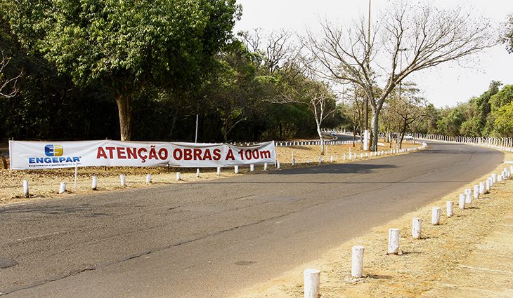 Parque dos Poderes passa por obras de revitalização. - Foto: Edemir Rodrigues/Portal de MS