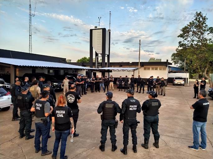 Uma operação conjunta entre os setores de segurança pública foi deflagrada, na manhã desta terça-feira (8). - Divulgação/Assessoria