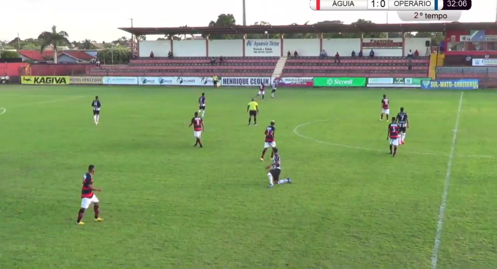 Galo perdeu por 1 a 0 para o Águia Negra, somando a terceira derrota na competição - Foto: Reprodução