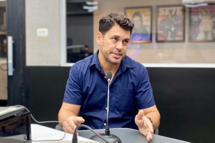 Pablo foi entrevistado pela jornalista Ana Cristina Santos no programa RCN Notícias desta quarta-feira - Antônio Luiz/JP News
