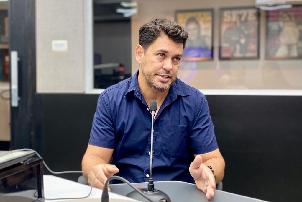 Pablo foi entrevistado pela jornalista Ana Cristina Santos no programa RCN Notícias desta quarta-feira - Antônio Luiz/JP News