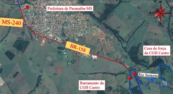 A estrutura é composta por uma barragem com 151 metros de comprimento e altura máxima de 51 metros - Divulgação