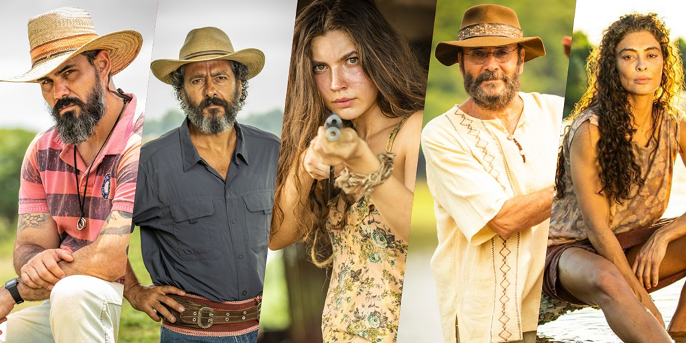 Elenco novela Pantanal - Divulgação