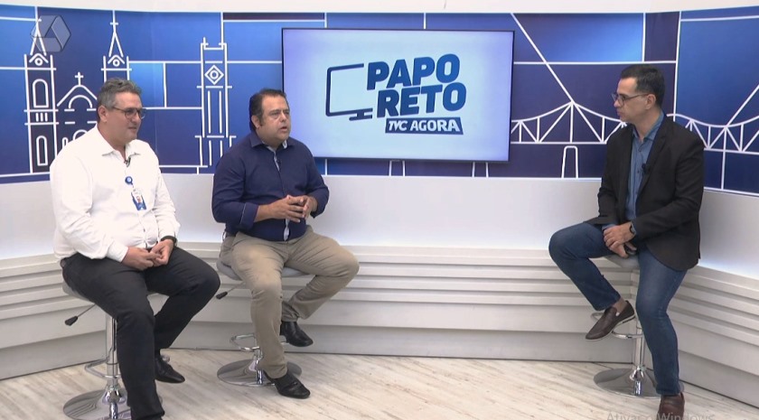 O quadro "Papo Reto" é exibido no programa TVC Agora. - Reprodução/TVC