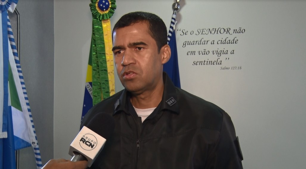 Comandante Paulo Ribeiro em entrevista para o RCN Notícias - Reprodução/TVCHD