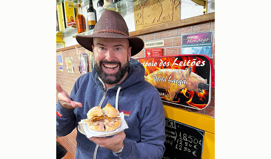 Chef Paulo Machado em Coimbra - Arquivo pessoal