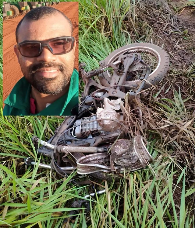 Mário Sérgio morreu após um carro invadir a pista contrária da BR-158 e bater de frente com sua moto