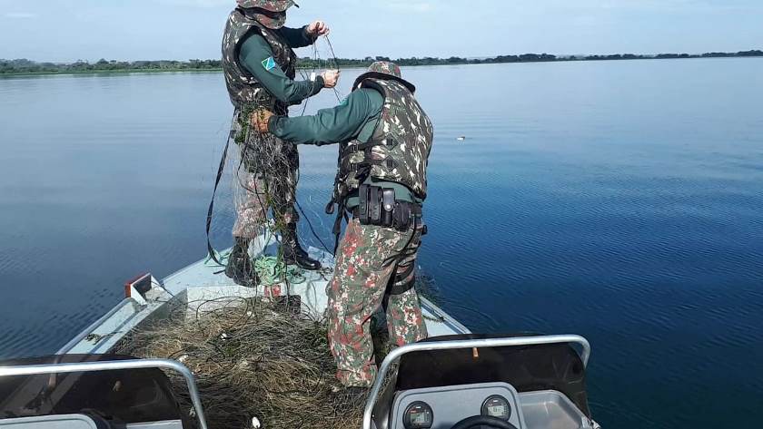 Piracema > Os policiais da 6ªCia da PMA de Três Lagoas irão intensificar a fiscalização nos rios da Costa Leste - Divulgação