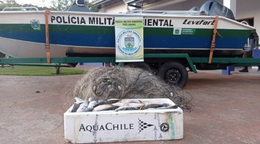 A campeã das infrações foi as ligadas a pesca - Divulgação/ Polícia Militar Ambiental