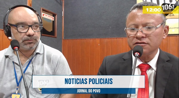 De segunda a sexta-feira, às 11h30, os principais destaques do setor policial no Jornal do Povo - JPNEWS