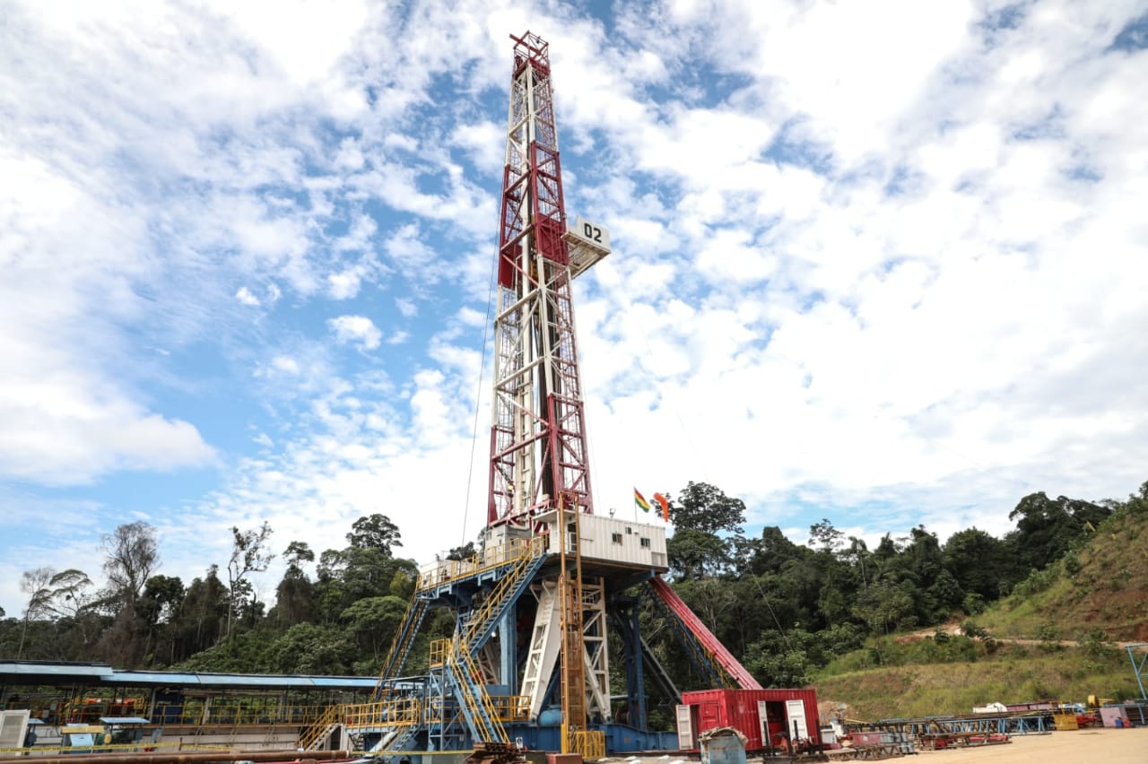 Poço Margarita, na Bolívia. - Foto: YPFB/Divulgação