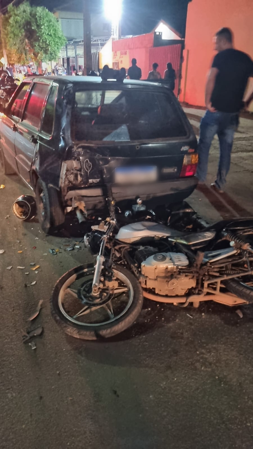 Motociclista não carregava documentos. - Foto: Divulgação/Corpo de Bombeiros