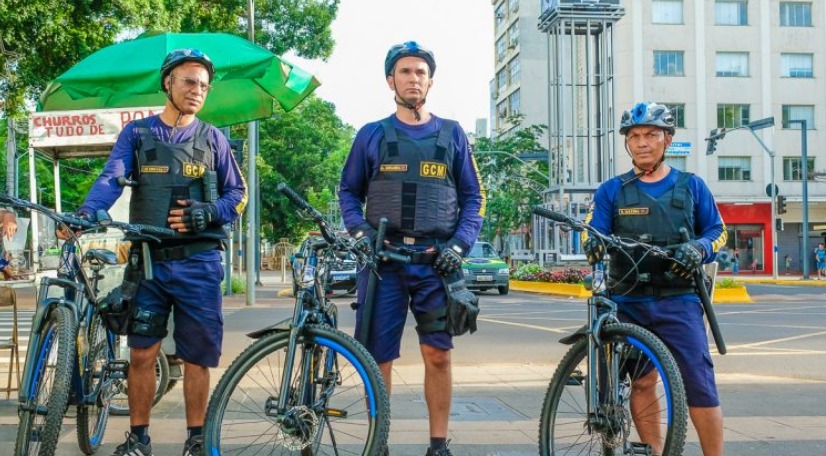 Mais de 400 Guardas Civis nas ruas - Foto: Divulgação/PMCG