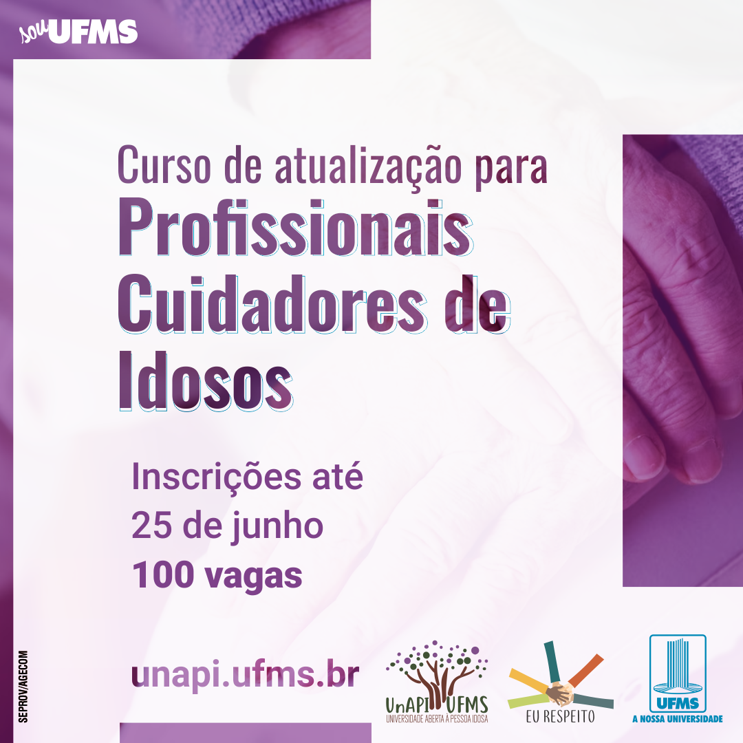 Inscrições vão até o dia 25 e vagas são limitadas - Foto: Divulgação/UFMS