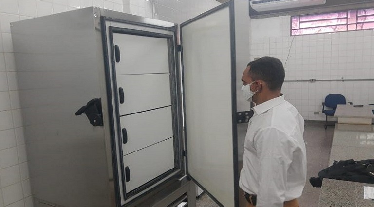 Freezer vai ser utilizado para armazenar outras vacinas também - Foto: Portal MS