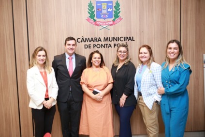 Organizadores do evento - Divulgação/Câmara Municipal de Ponta Porã