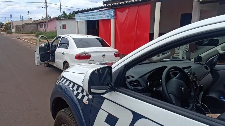 Carro onde os jovens estavam - Divulgação/PCMS