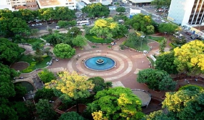 Atividades são realizadas na praça Ari Coelho, localizada na Afonso Pena com a rua 14 de Julho - Foto: Reprodução/ Prefeitura de Campo Grande