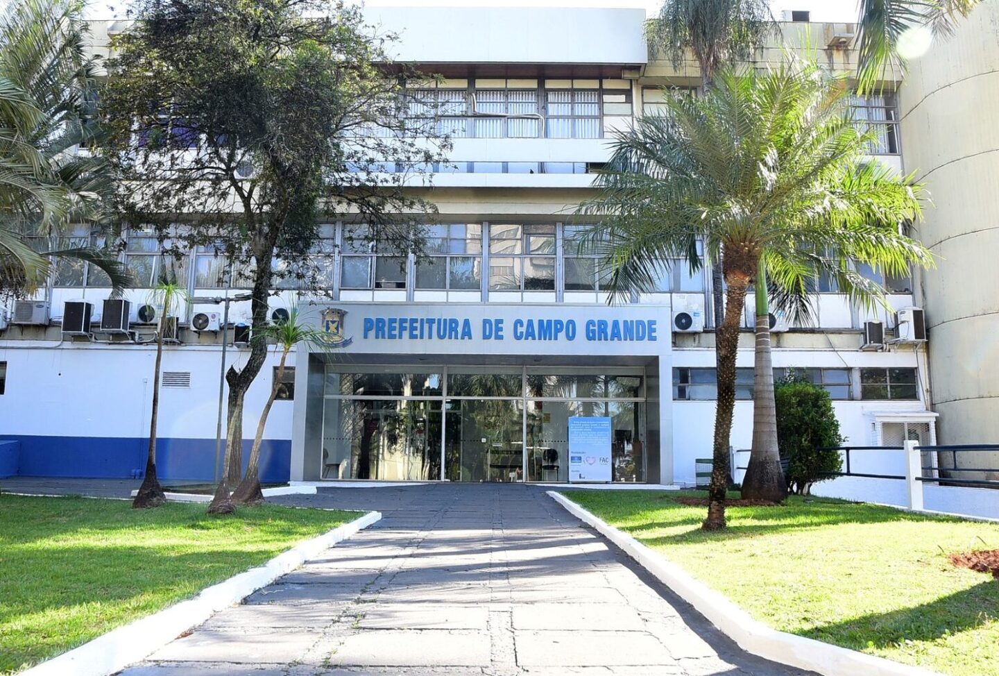 Sede da Prefeitura de Campo Grande, na avenida Afonso Pena - Foto: Reprodução/ PMCG