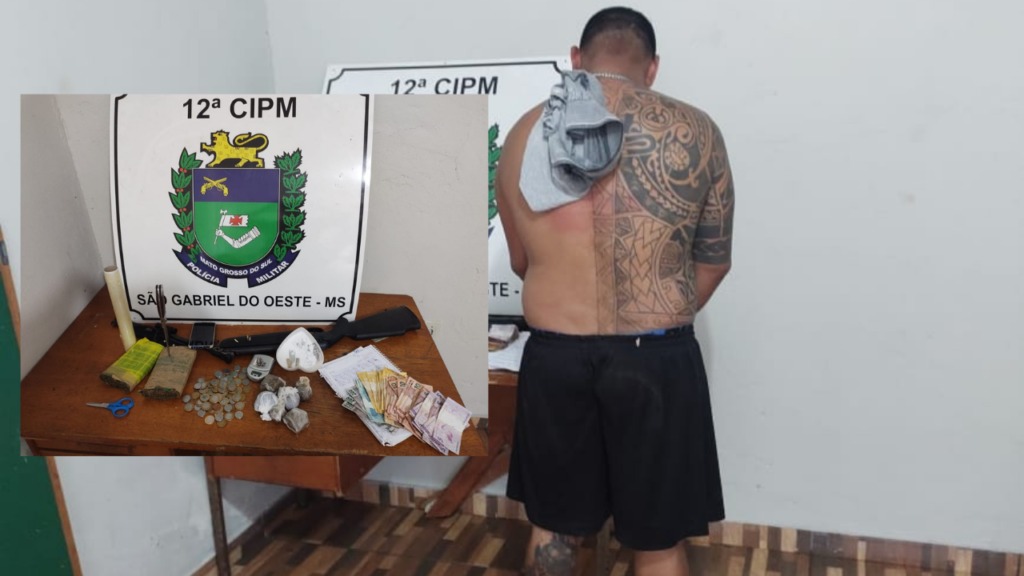 Homem de 37 anos foi preso na quinta-feira (24). - Foto: PMSGO