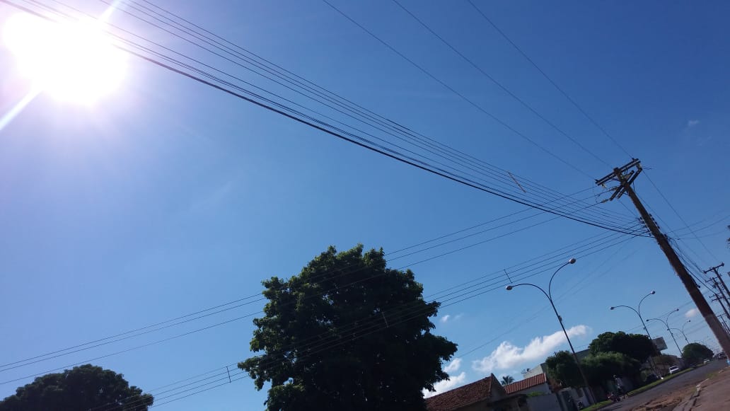 Em Paranaíba a quarta-feira será de sol com algumas nuvens - Talita Matsushita/RCN67