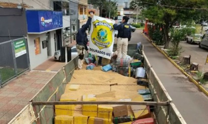 Valor da droga apreendida ultrapassa R$ 34 milhões - Foto: Divulgação/PRF