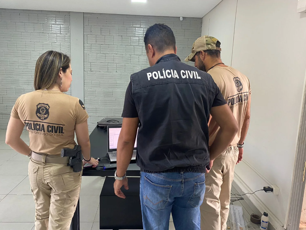 PC cumpriu mandados de busca e apreensão em Campo Grande - Divulgação/PCMS