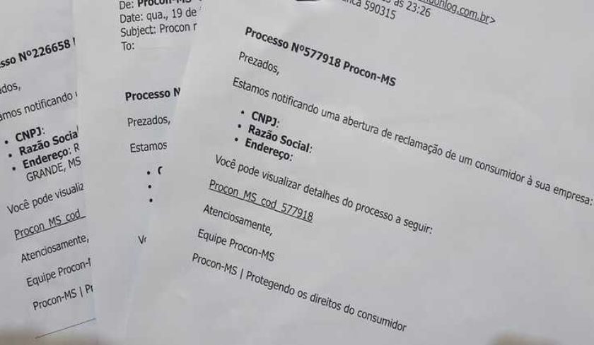 Há orientação para que as mensagens enviadas por e-mail ou WhatsApp não sejam abertas. - Divulgação/Assessoria