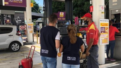 Fiscais do Procon percorreram 30 postos na Capital - Divulgação Proco Municipal