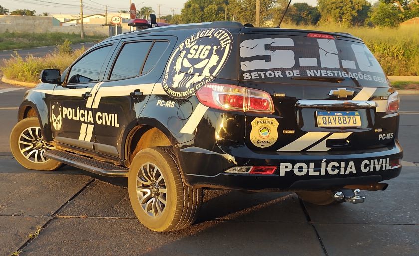 Após o delito, tal indivíduo tomou rumo ignorado - Divulgação/ Polícia Civil