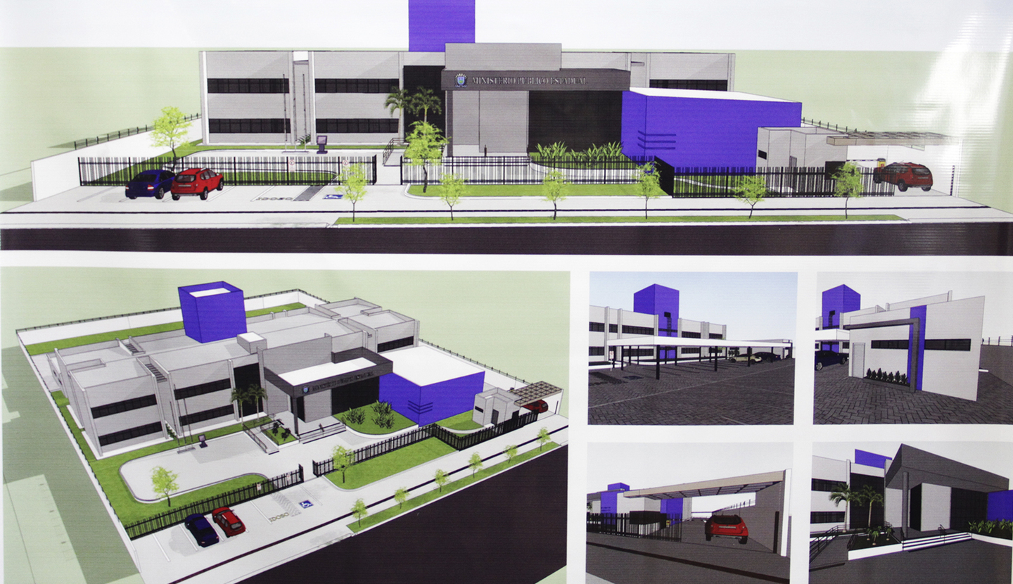 Planta da nova sede do MPMS em Corumbá apresentada em 2016