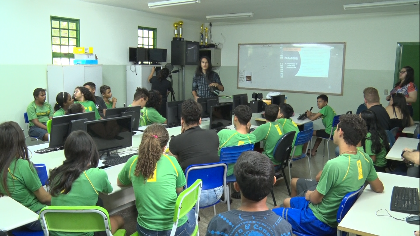 Composições de alunos falam sobre a preservação de água e rios. - Foto: Reprodução/TVC