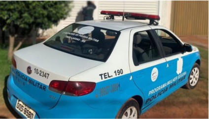 A PM encontrou o homem dentro da casa da vítima - divulgação A PM encontrou o homem dentro da casa da vítima - divulgação