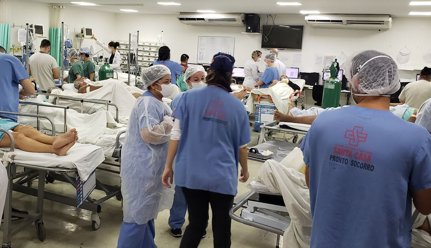 Pronto-socorro da Santa Casa de Campo Grande recebeu 150 vítimas da violência em 4 dias - Foto: Arquivo/CBN-CG