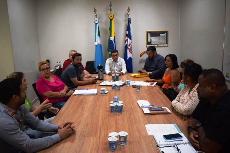 Na manhã desta segunda-feira, representantes da Elektro se reuniram com vereadores. - Divulgação/Assessoria