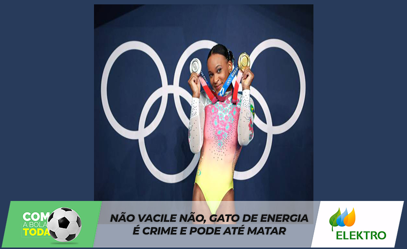 Ginasta fez história com a conquista do primeiro pódio e do primeiro ouro da ginástica feminina em jogos - Laurence Griffiths