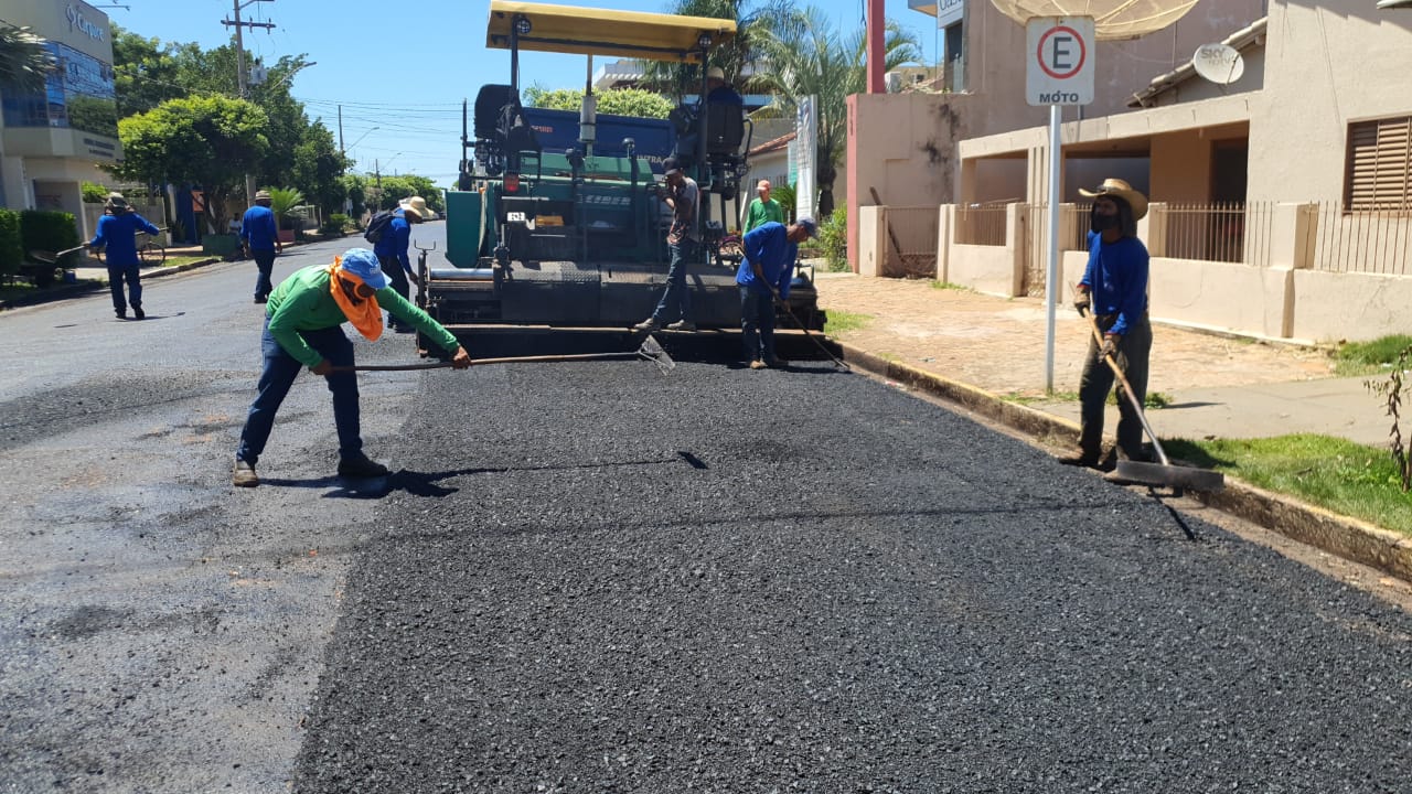 Ruas são recapeadas e vagas de estacionamento ampliadas - Divulgação