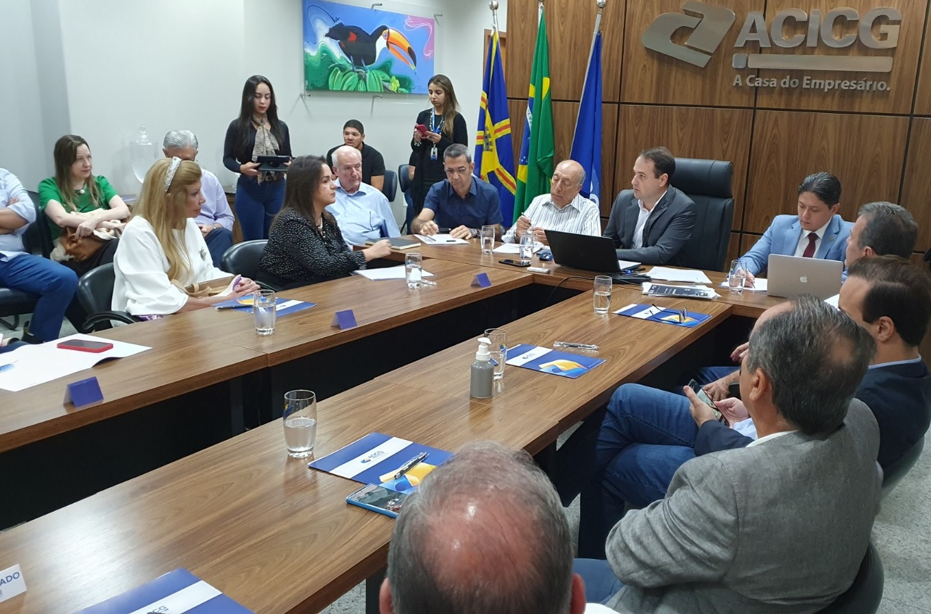 Encontro foi realizado na sede da instituição - Foto: Divulgação/ACICG